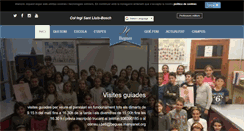 Desktop Screenshot of begues.manyanet.org